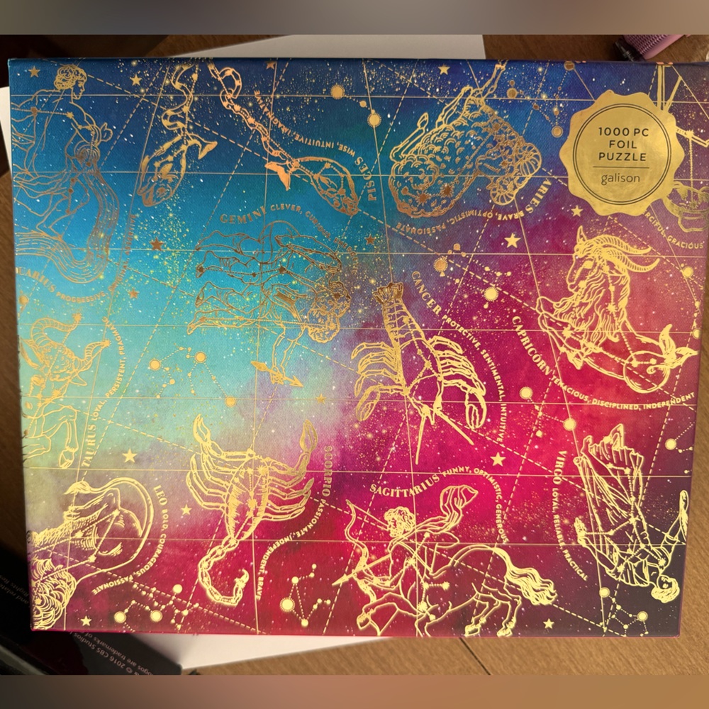 Galison Astrology 1000 Piece Jigsaw Puzzle